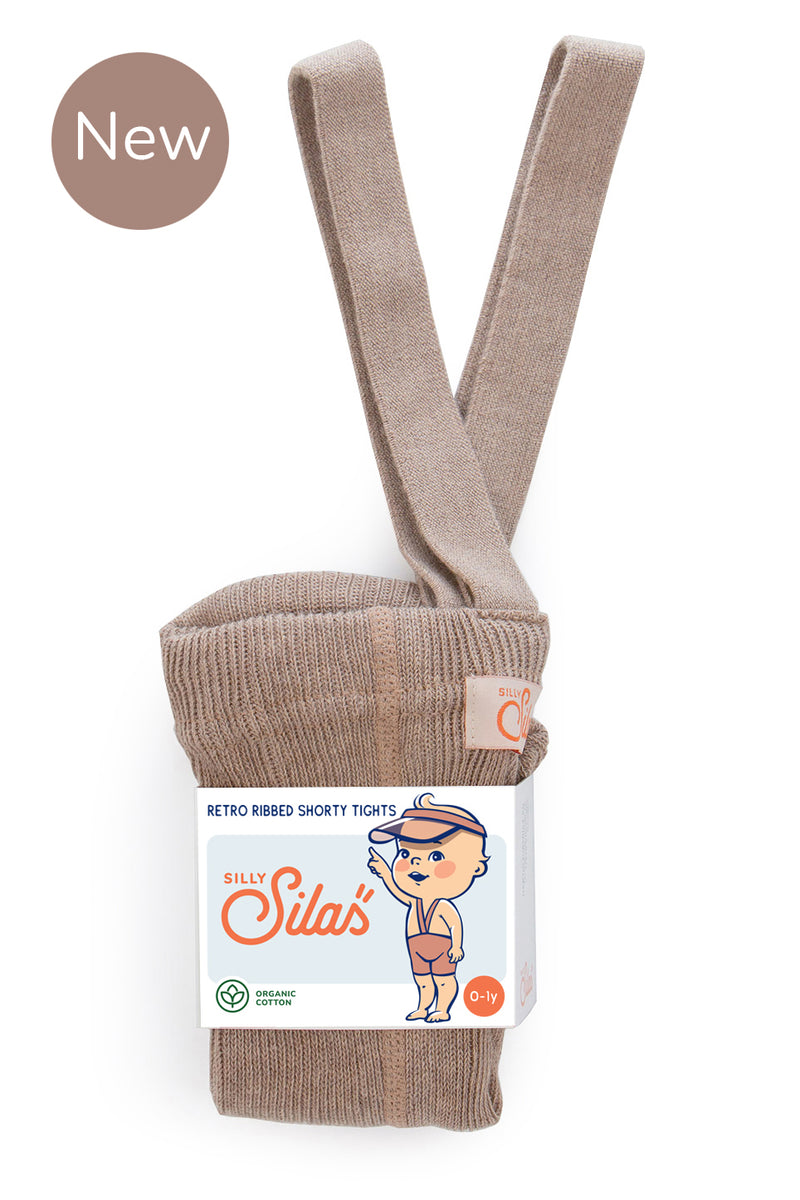 Shorty tights with braces I Peanut Blend – Silly Silas