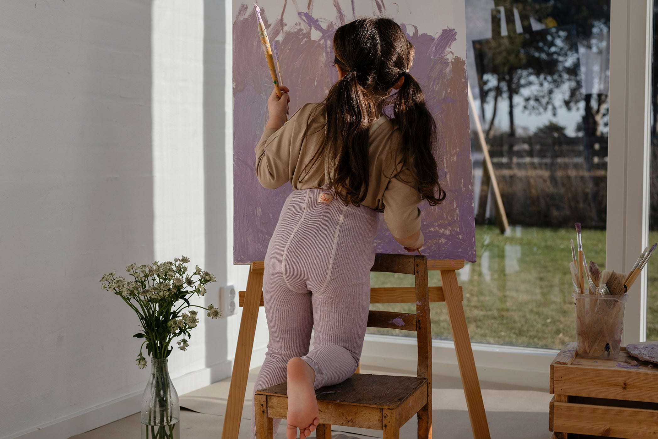 Footless Creamy Lavender (6562049196117)