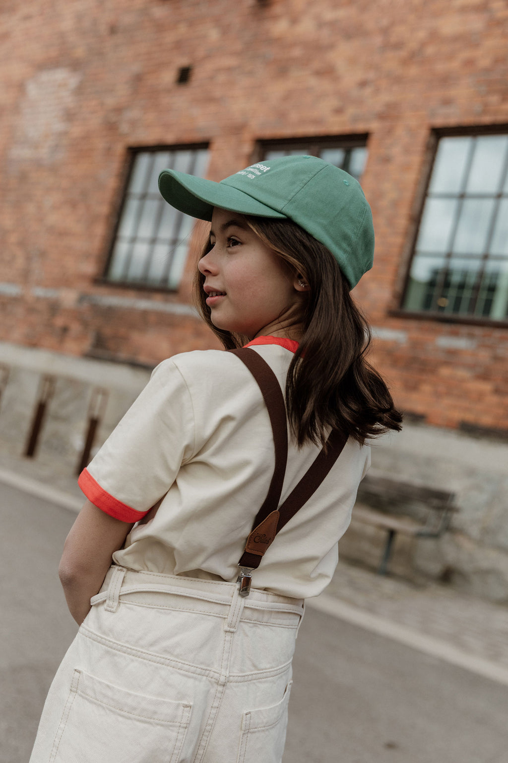 Retro V Braces Chocolate Brown