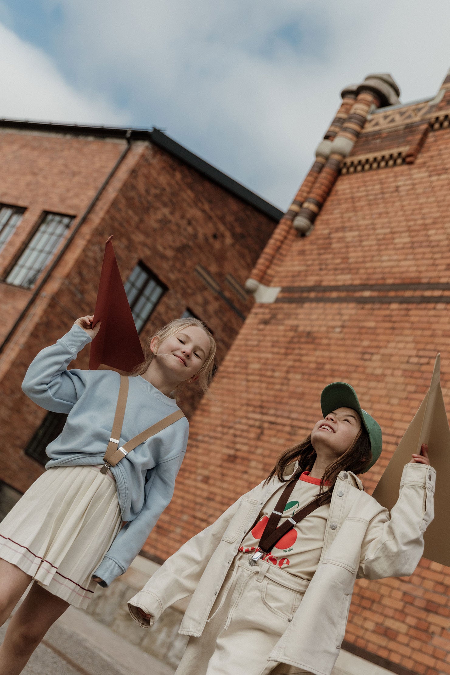 Retro V Braces Chocolate Brown