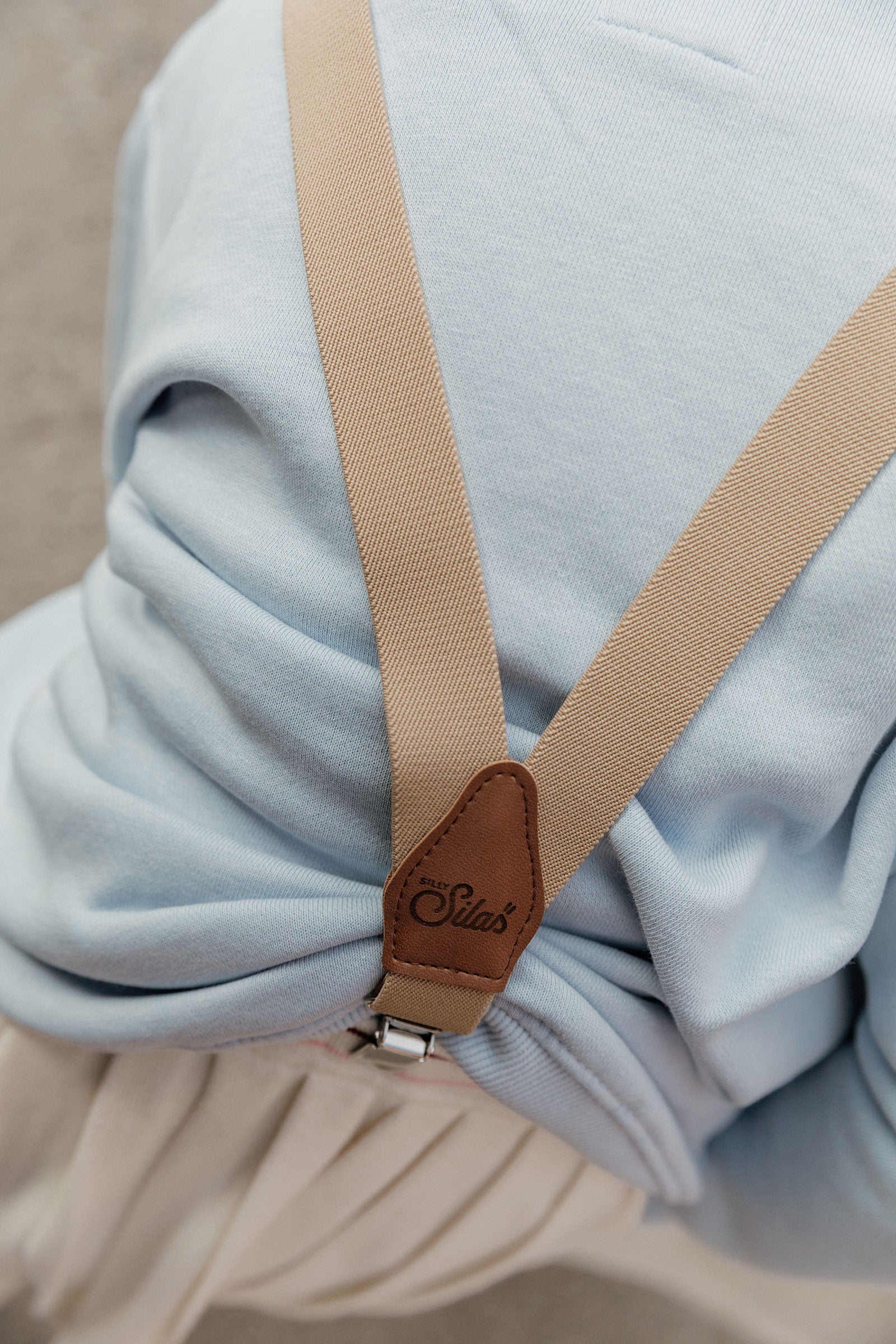 Retro V Braces Sand Brown