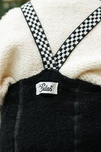 Teddy Classic Black Checked Footless