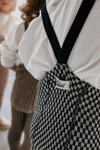 Footed Special Black x White Checked