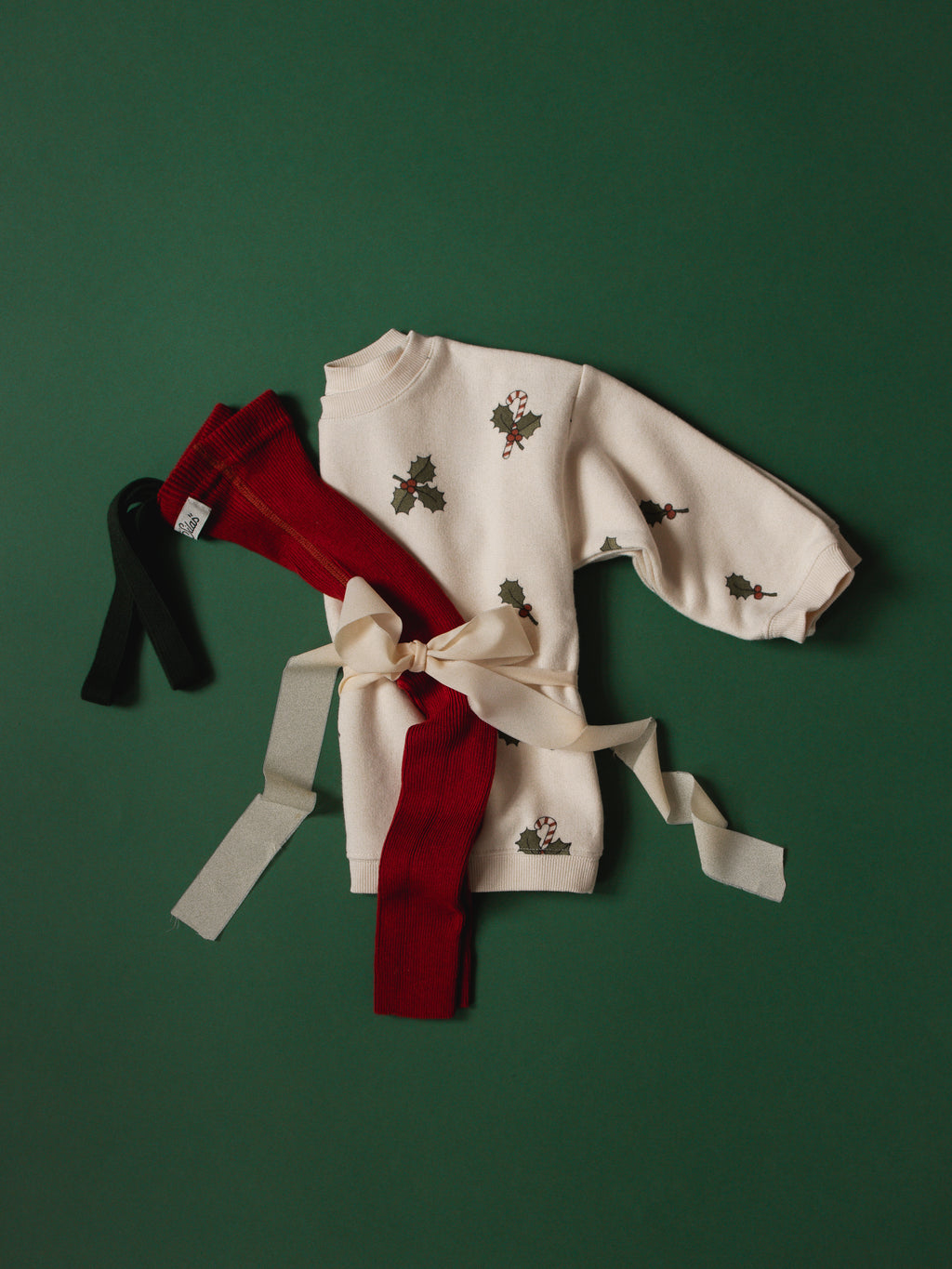 Footless Maple Leaf x Dark Forest Green