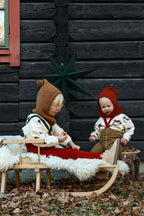 Footless Acorn Brown x Maple Leaf