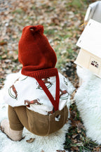 Footed Acorn Brown x Maple Leaf