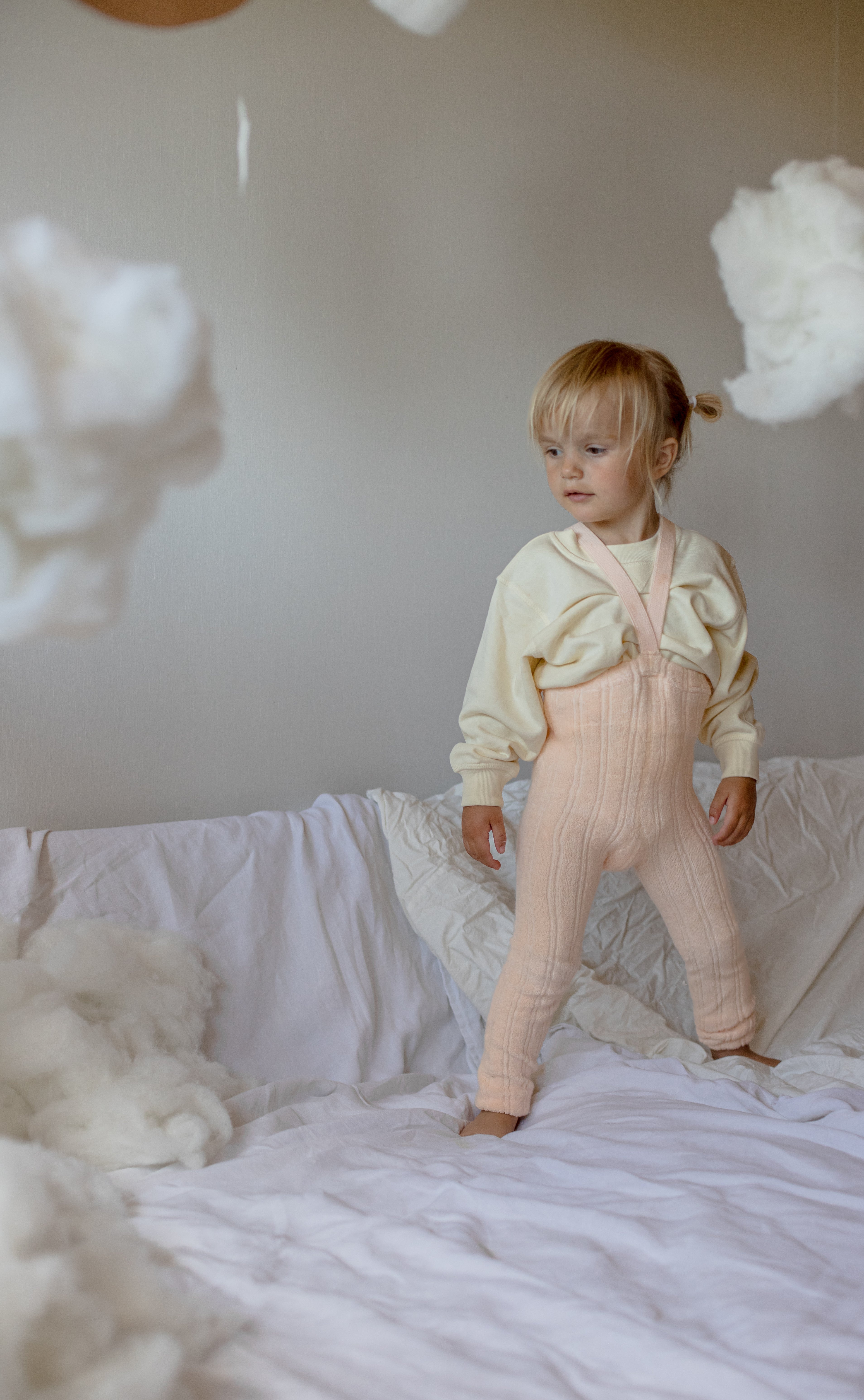 Granny Teddy Silky Peach Footless