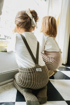 Footed Special Seaweed Brown x Peanut Striped