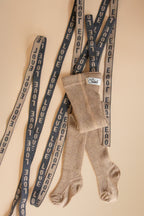 Footed Peanut Blend Patterned