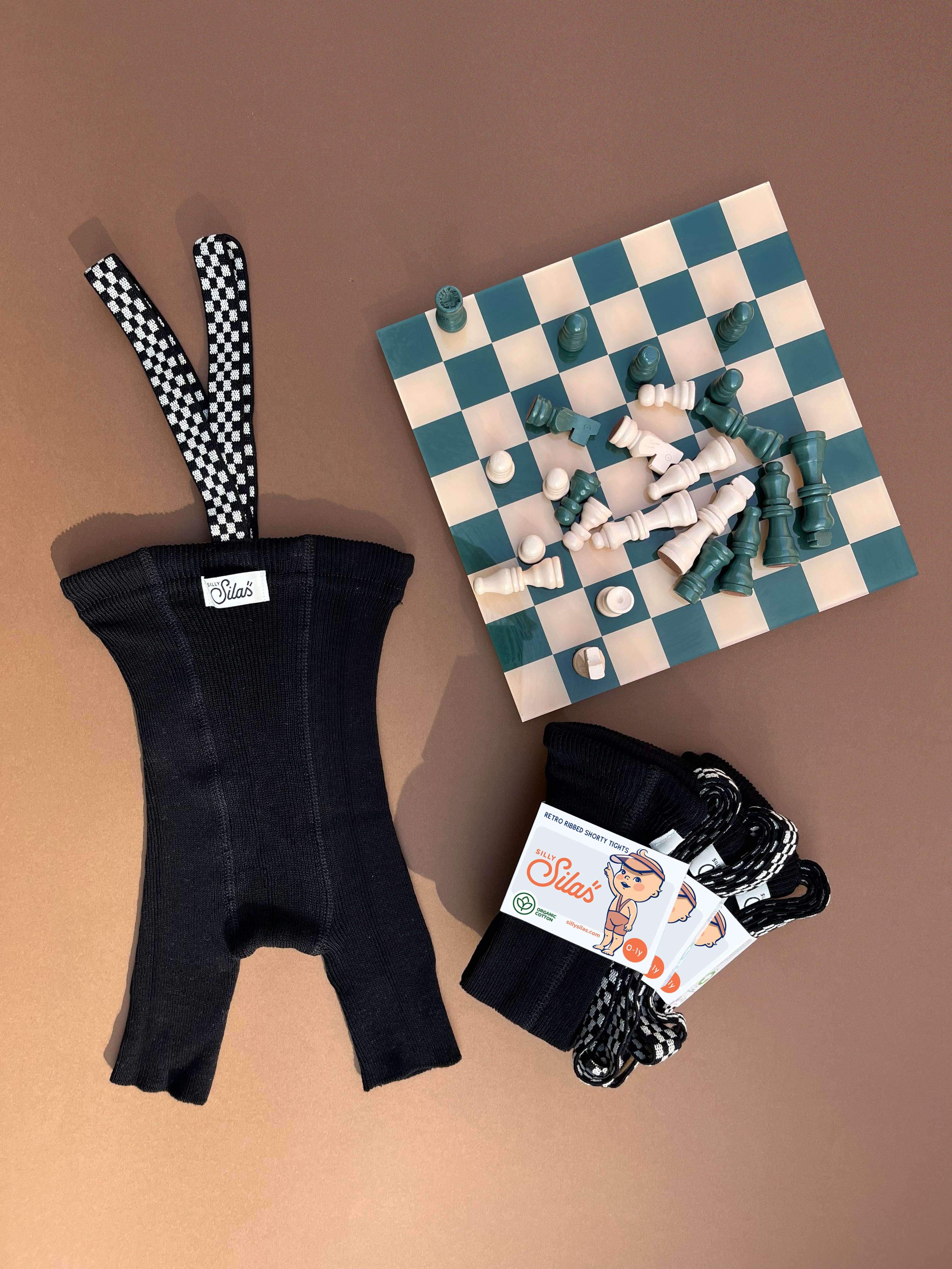 Shorty Classic Black Checked