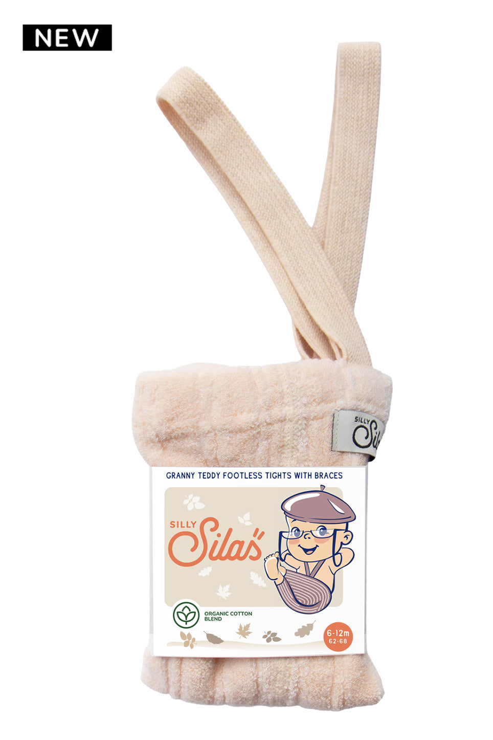 Granny Teddy Silky Peach Footless