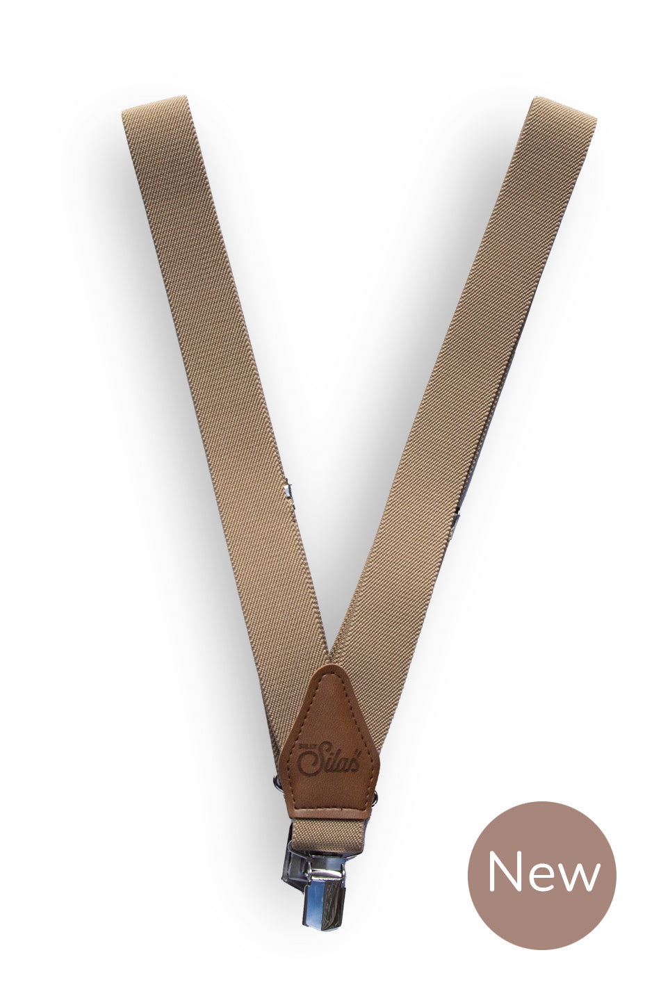 Retro V Braces Sand Brown