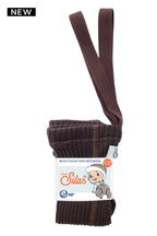 Wooly Espresso Brown Merino Footed