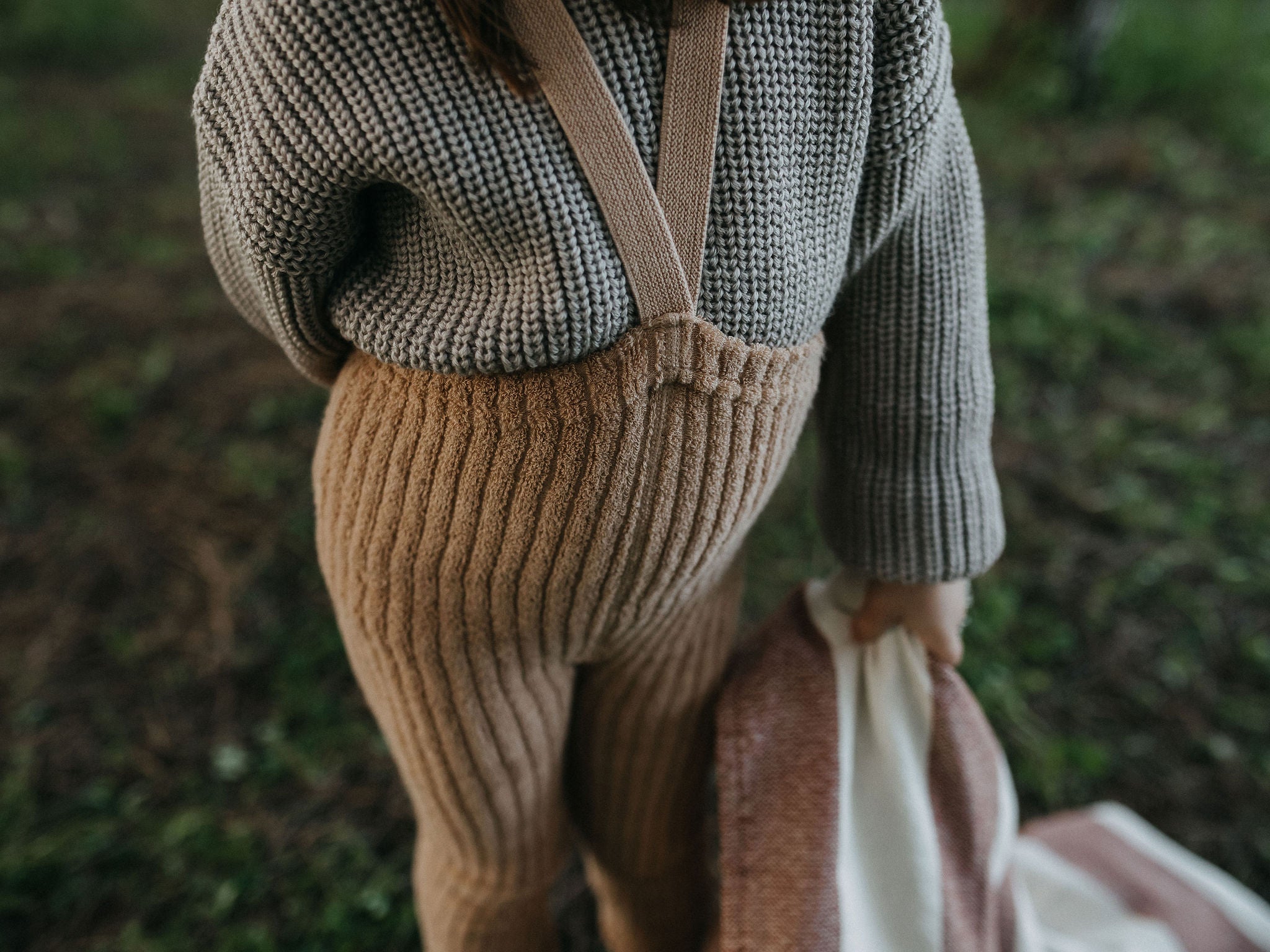 Granny Teddy Light Brown Footless