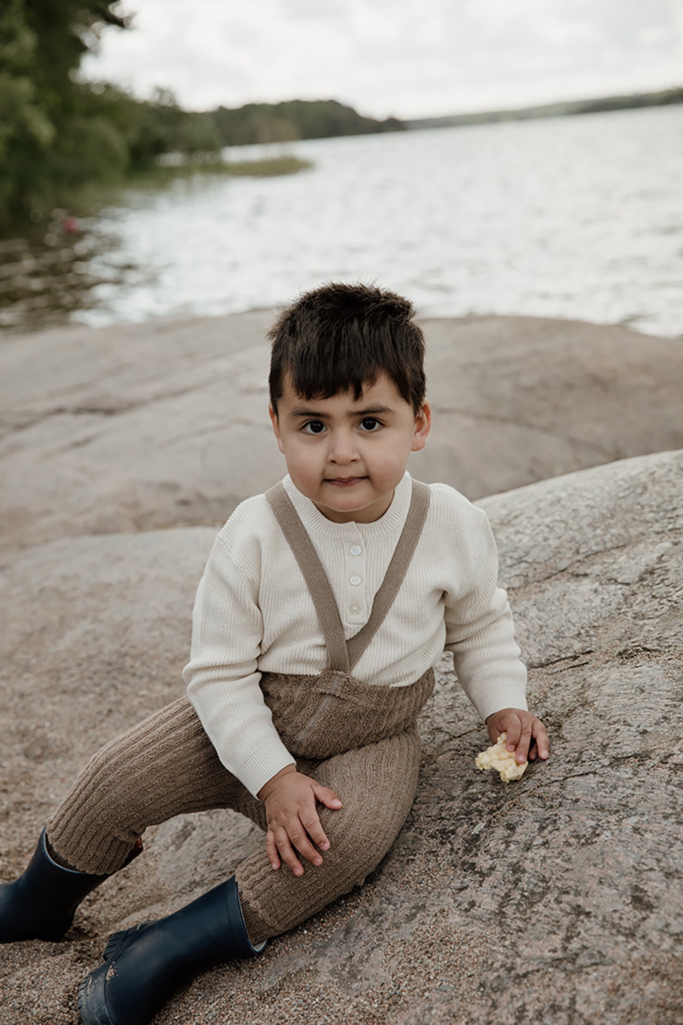 Granny Teddy Oyster Grey Footed