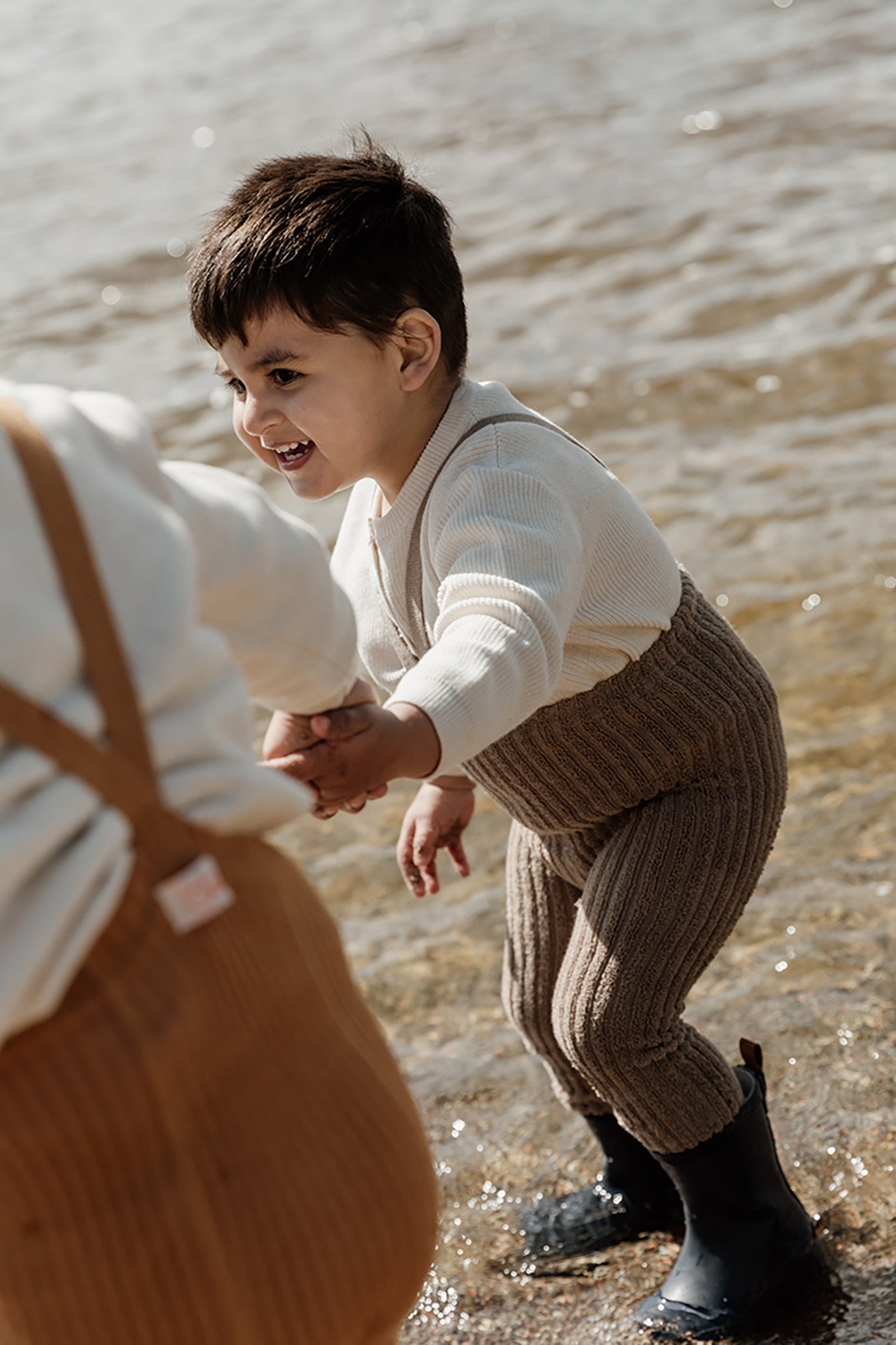 Granny Teddy Oyster Grey Footed