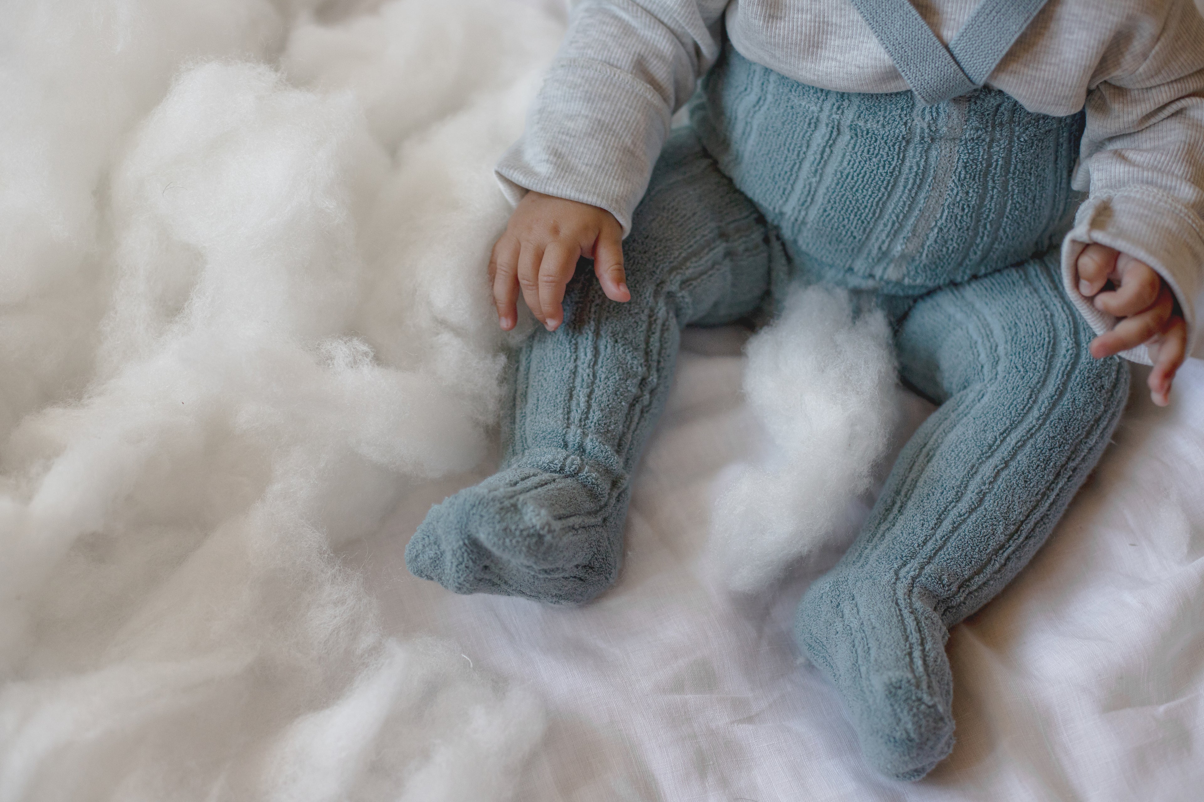 Granny Teddy Misty Blue Footed