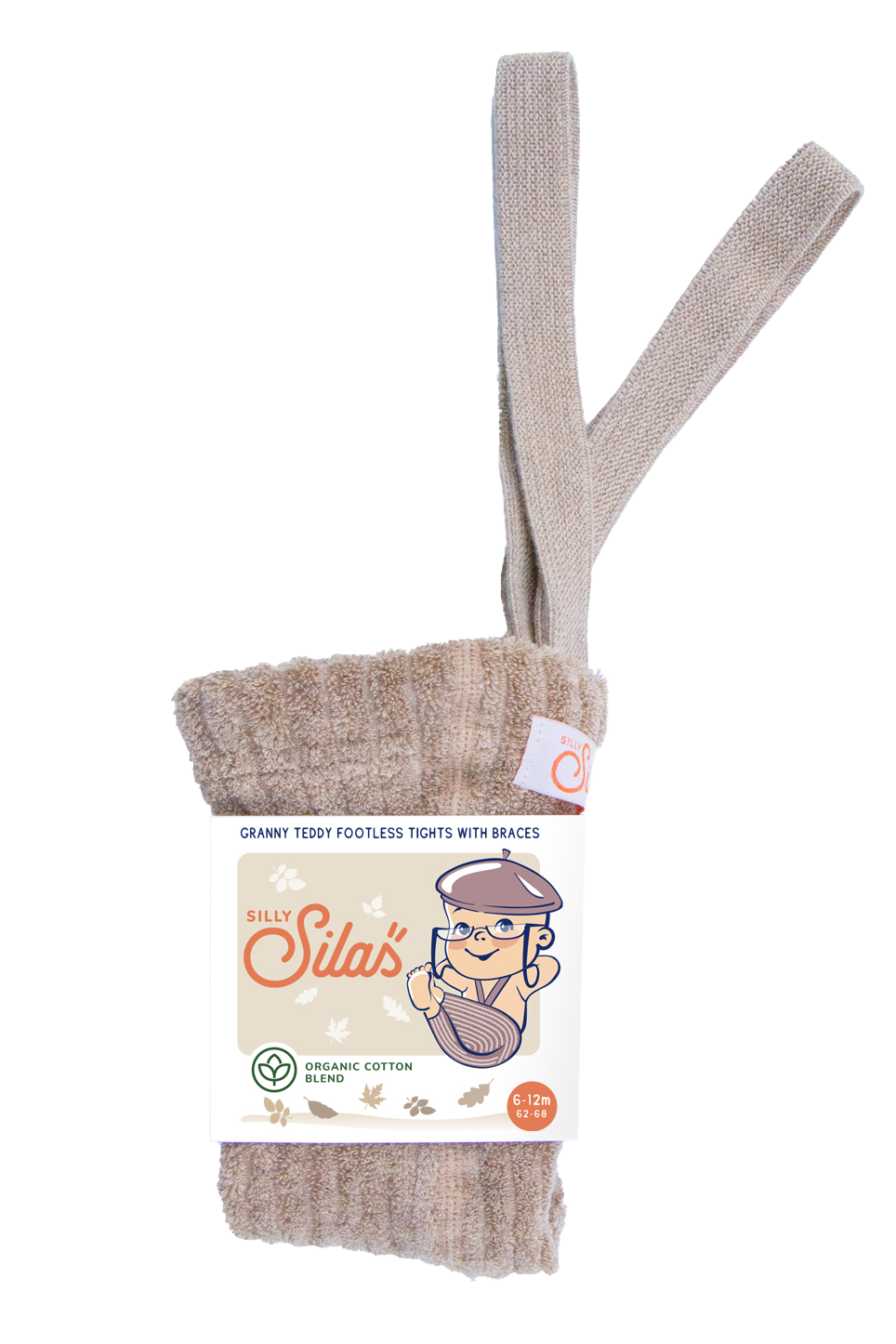 Silly Silas Footless Granny Teddy セット Granny Teddy tights with braces I Peanut Blend – Silly Silas
