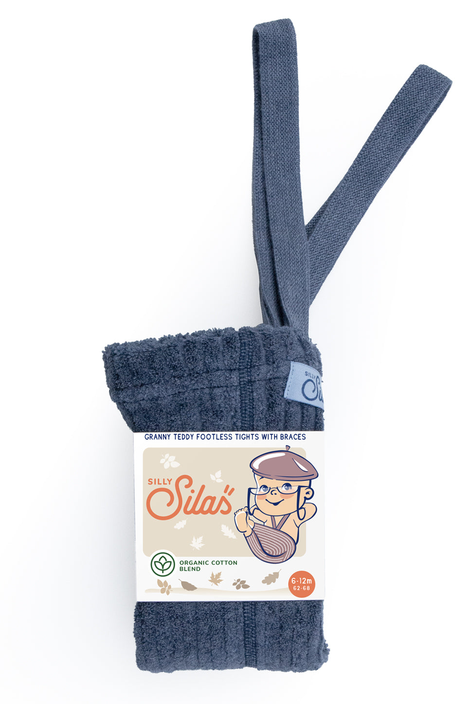 Granny Teddy Steel Blue Blend Footless