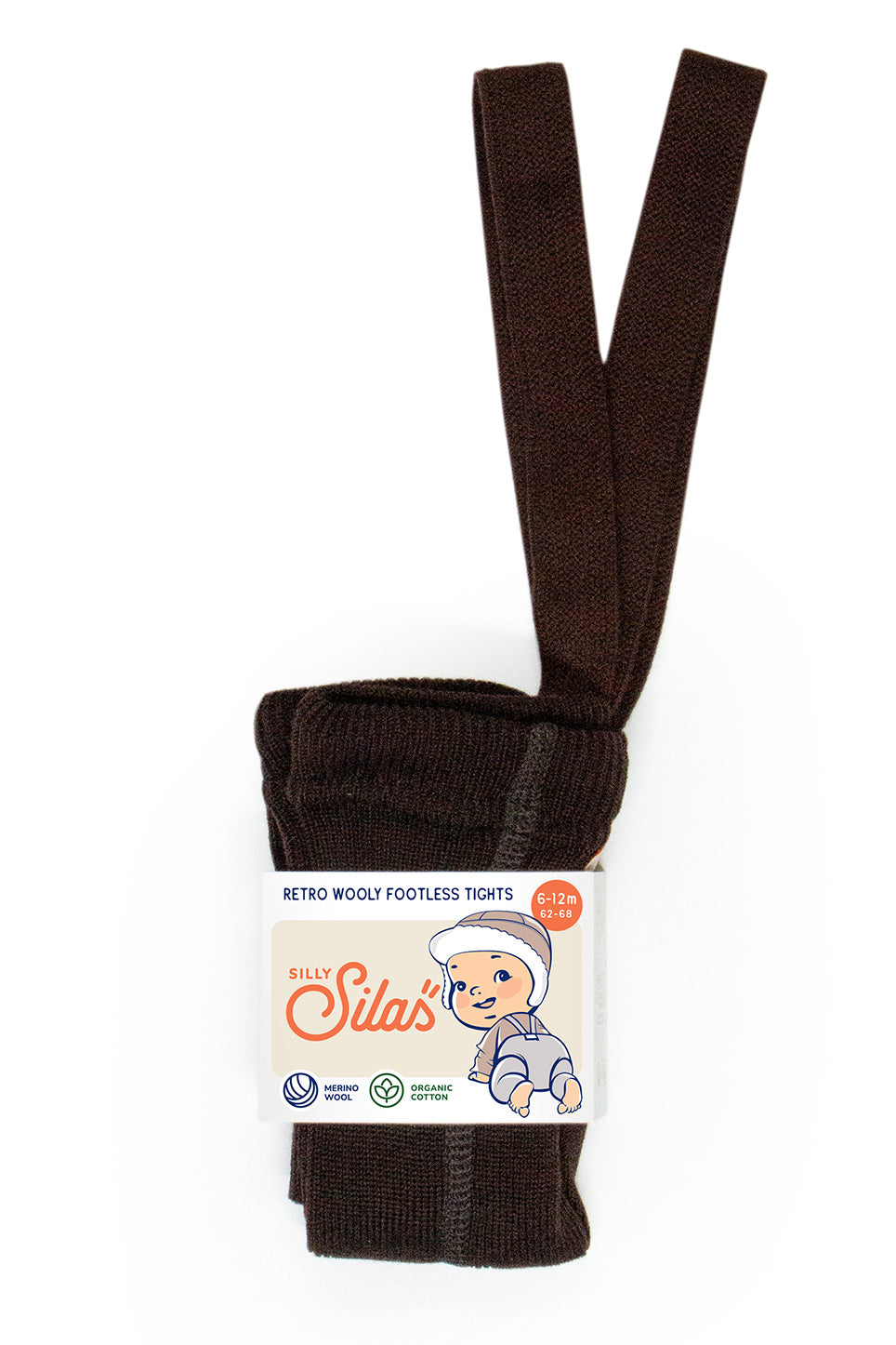 Wooly Espresso Footless