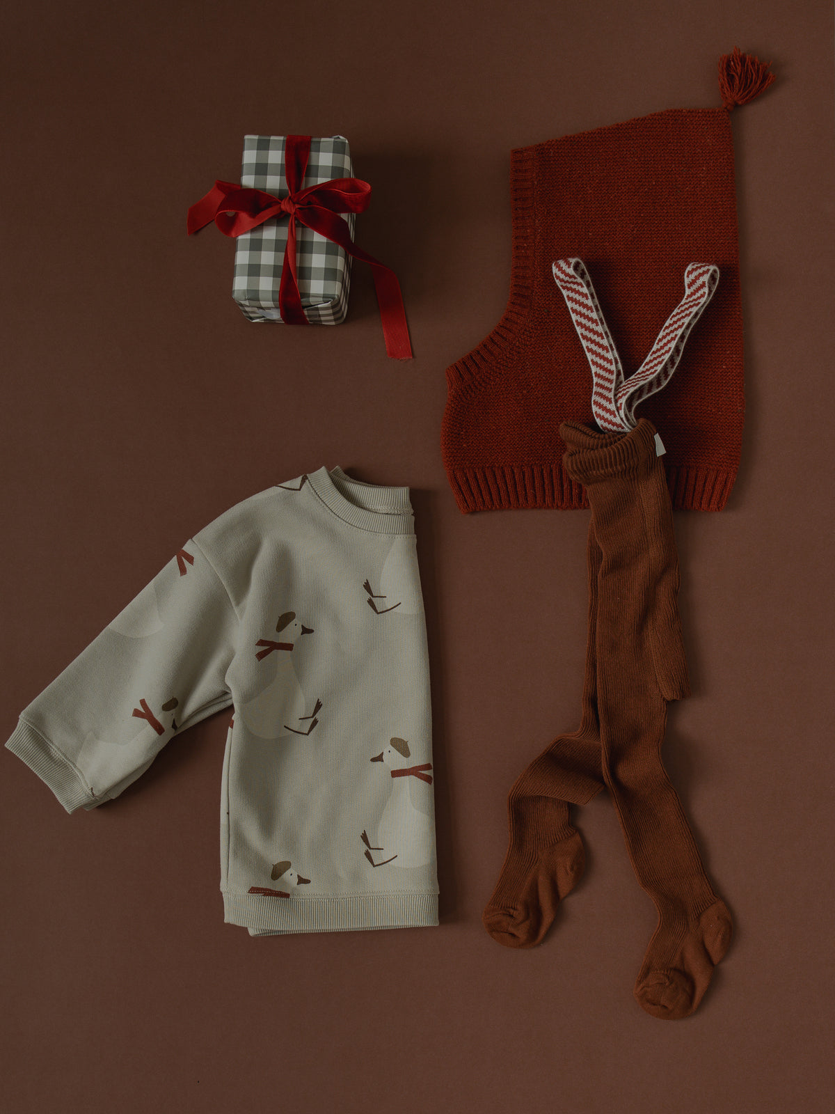 Footed Christmas Christmas Patterned