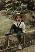 Footed Dark Forest Green