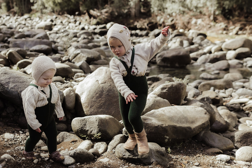 Teddy Dark Forest Green Footed