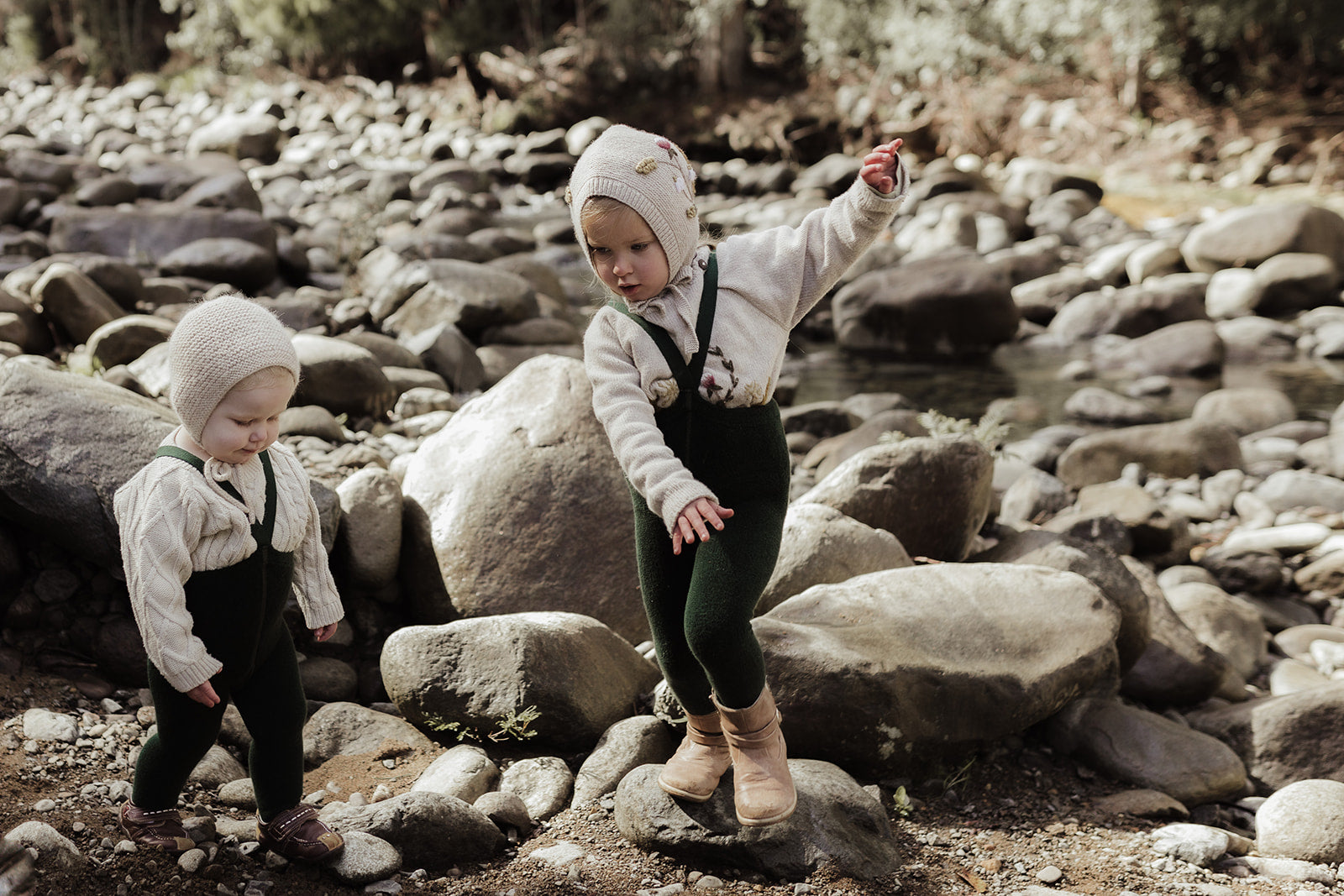 Teddy Dark Forest Green Footed