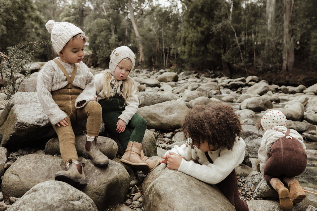 Teddy Chocolate Footless