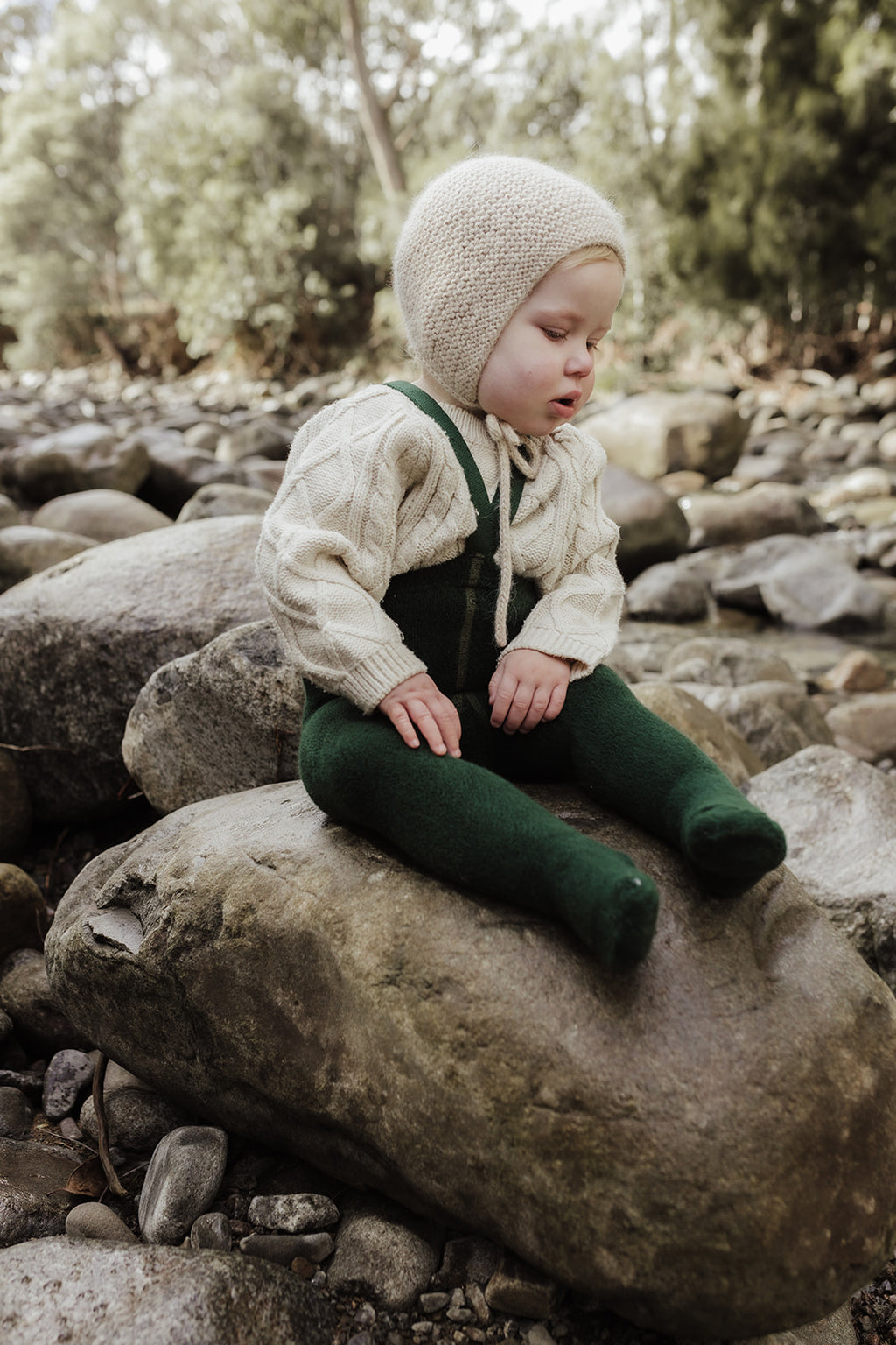 Teddy Dark Forest Green Footed