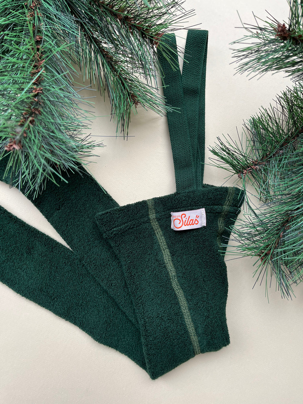 Teddy Dark Forest Green Footed