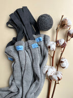 Wooly Granite Grey Footless