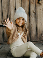 Wooly Cream Blend Footless