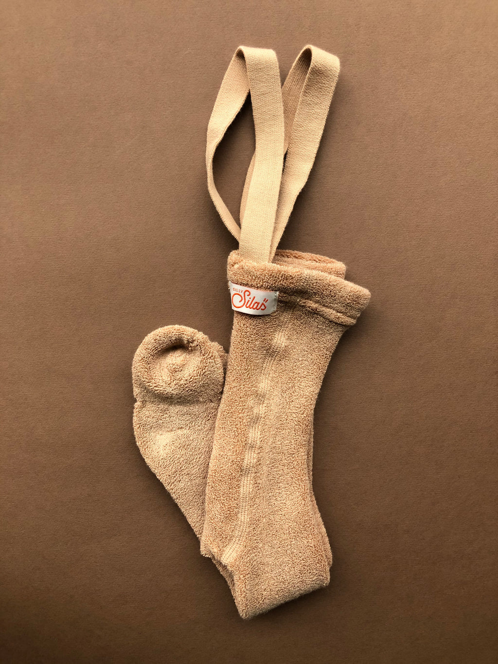 Teddy Warmy Light Brown Footed (6555703476309)