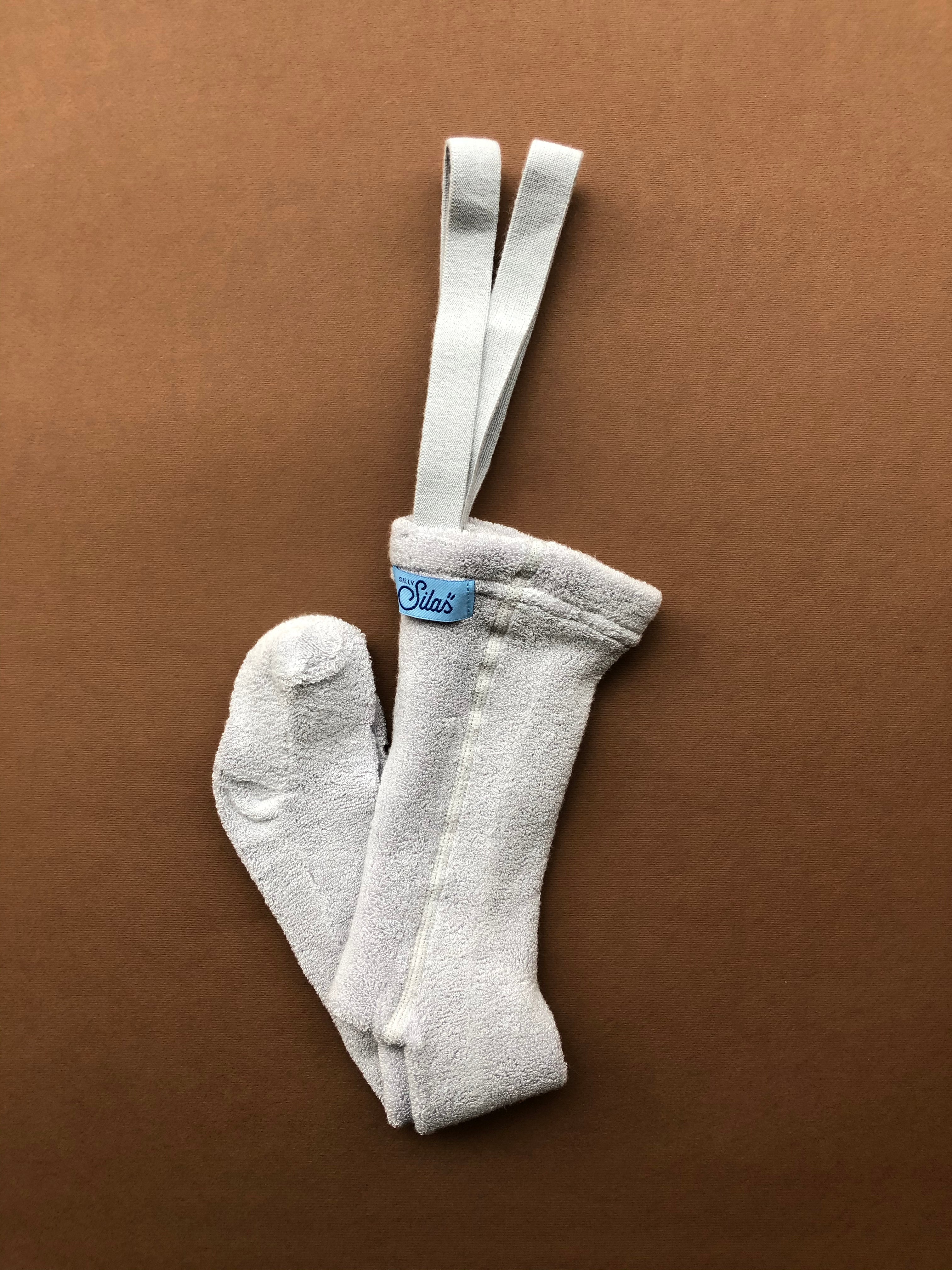 Teddy Warmy Pearl Grey Footed (6555700756565)