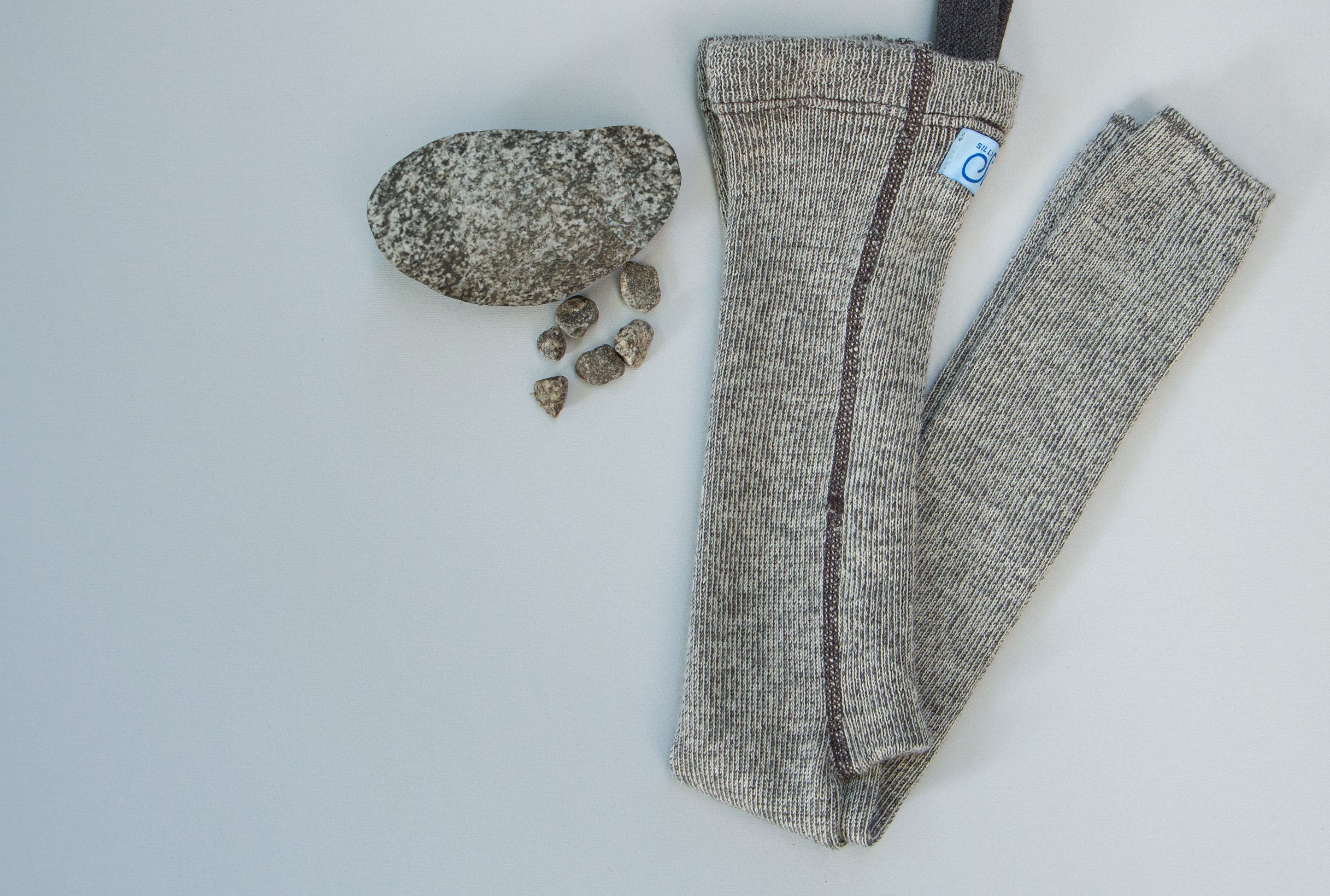 Wooly Granite Grey Footless