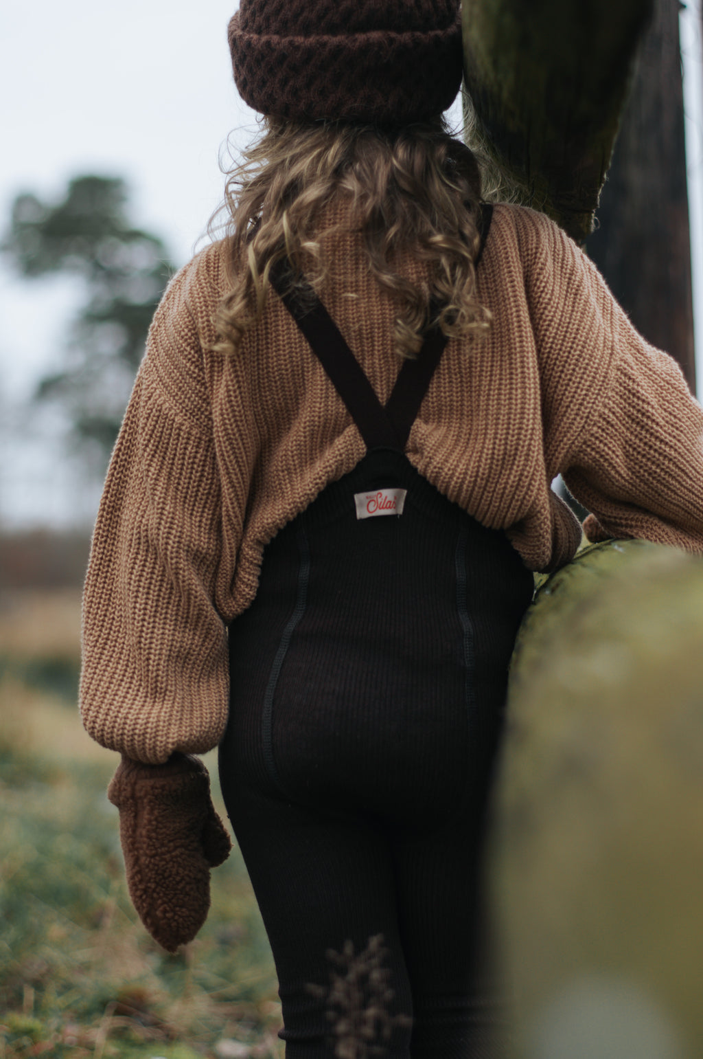 Wooly Espresso Footless