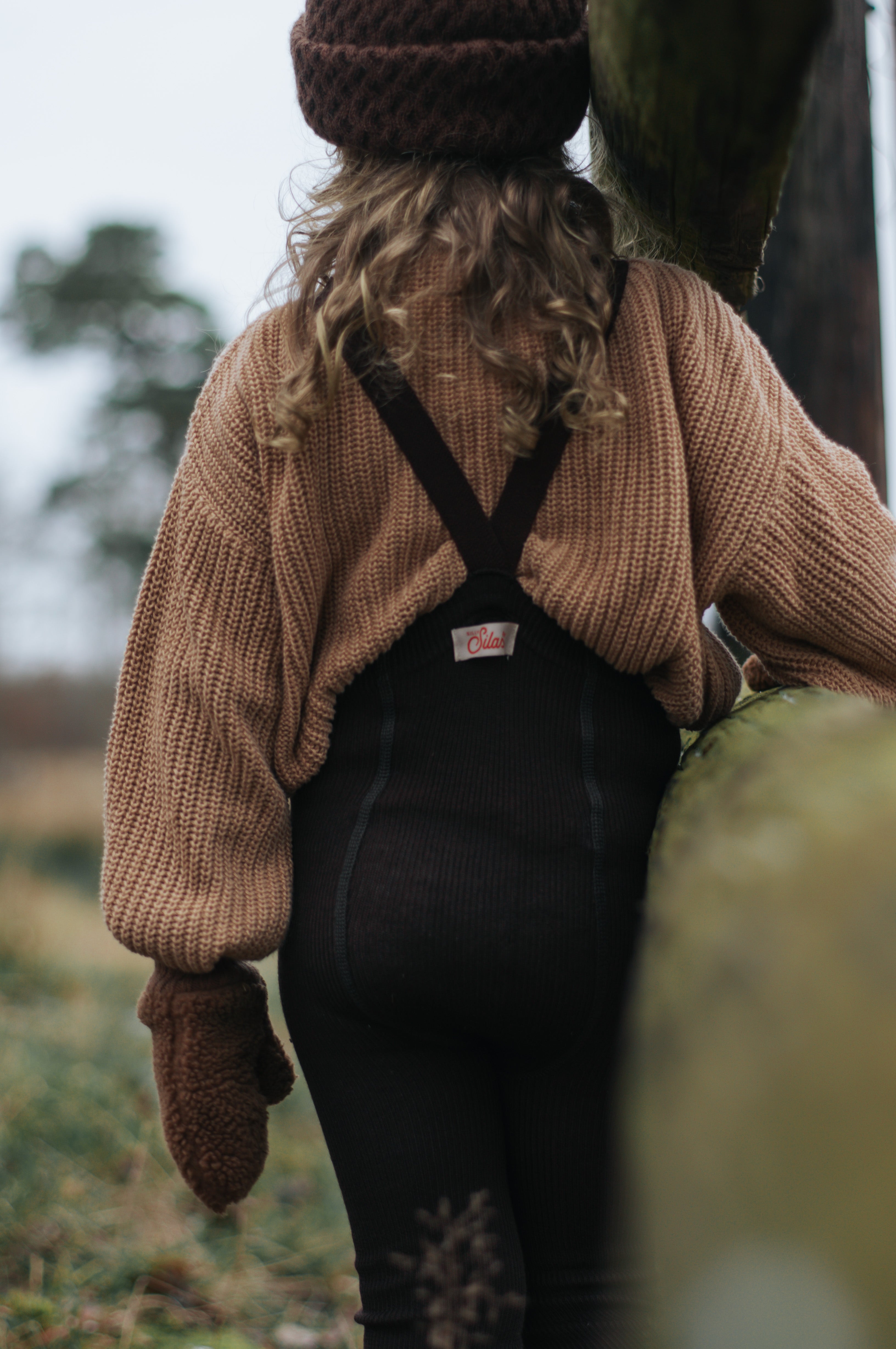 Wooly Espresso Footless